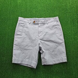 Brooks Brothers Shorts Mens 34 Light Blue Bermuda Stretch‎ Golf Preppy Casual